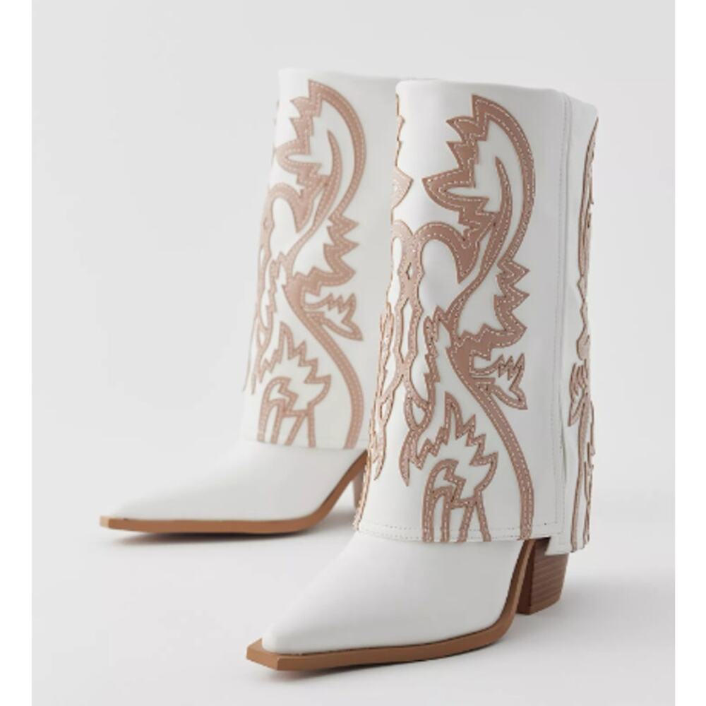 $110 MSRP - Azalea Wang Esperanza Cowboy Boot - Sz. 8 - NWOB